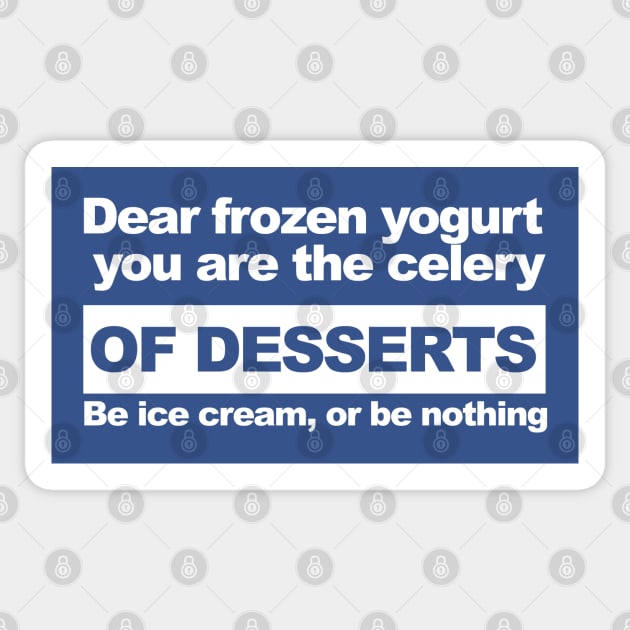 Frozen Yogurt Sticker by nickbeta